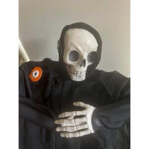 Halloween Shroud Decoration Inside or Outside Battery Operated Grim Reaper